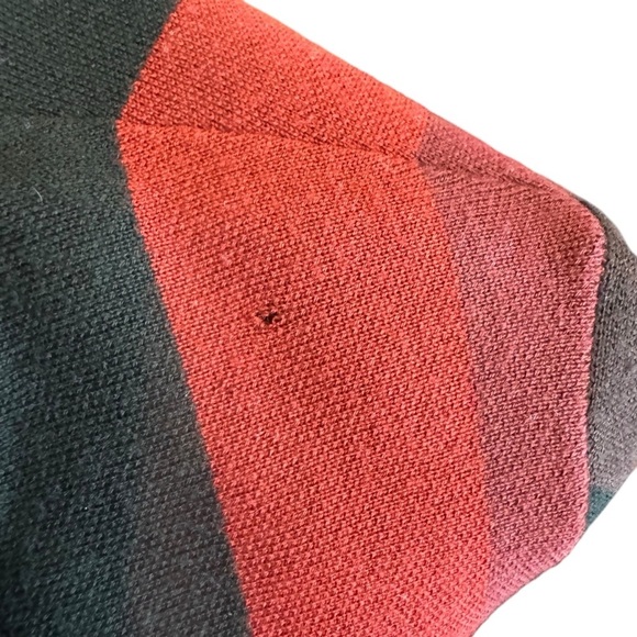 Akris Punto - Elegant Red and Black Striped Wool Dress Sz M - Picture 8 of 10